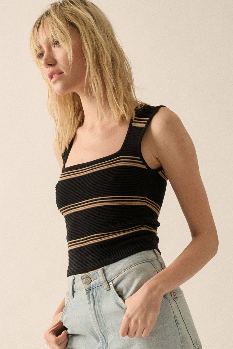 Shaper Fit Cropped Tank Top