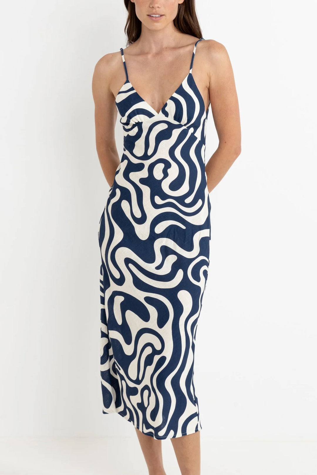 Rhythm Waverly Bias Cut Midi Dress Shop Emma's Rhythm Waverly Bias Cut Midi Dress Shop Emma's