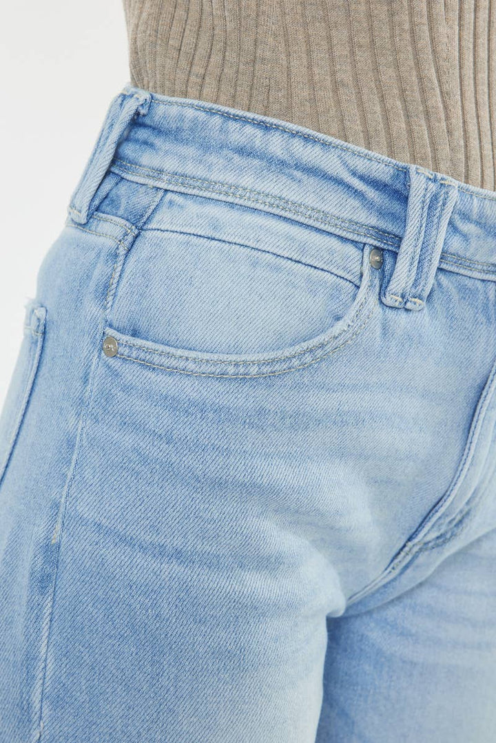 Kan Can Wide Leg Stretch Denim Jeans