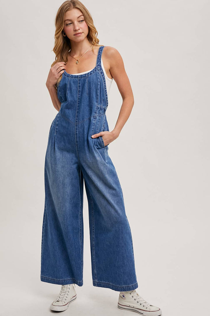 Bluivy Denim Overall Jumpsuit Med.Wash 1