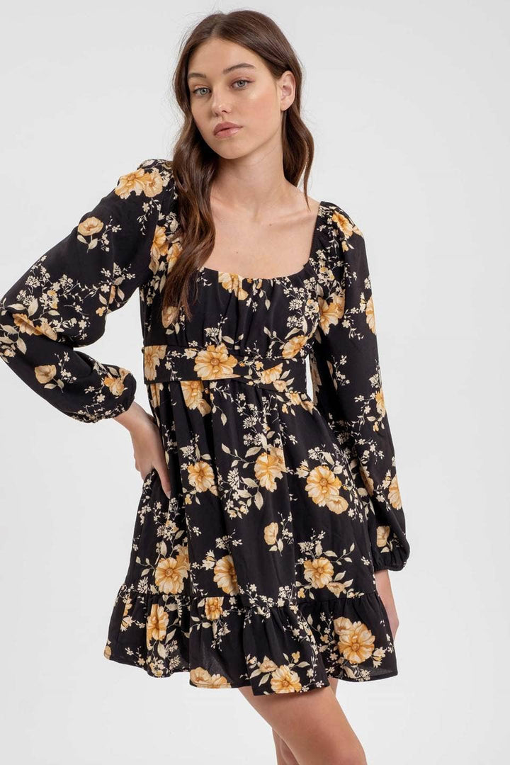 Blu Pepper Floral Mini Dress