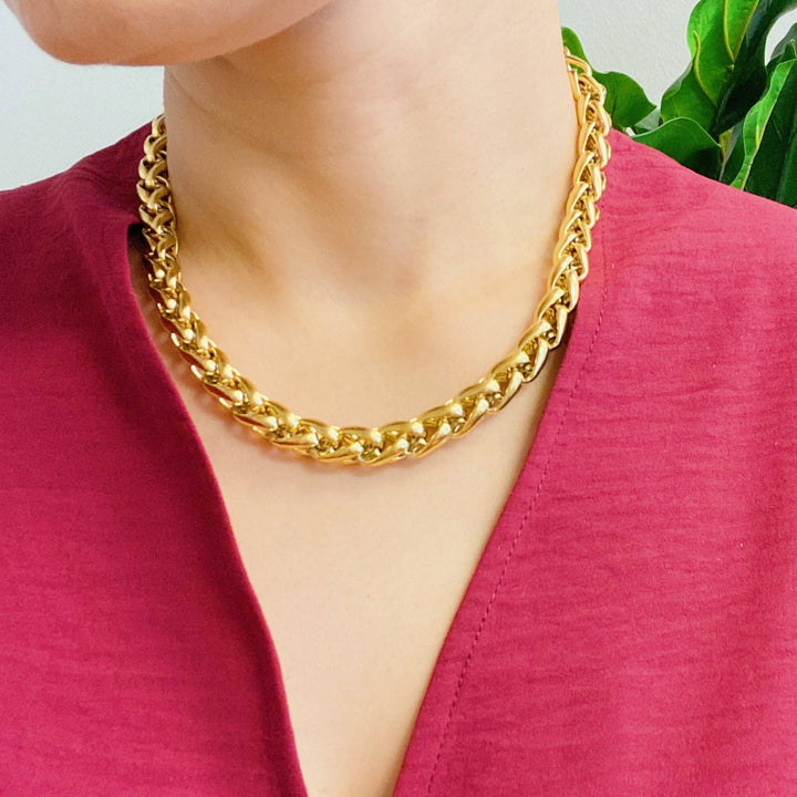 Ellison+Young - Bold And Edgy Chain Necklace