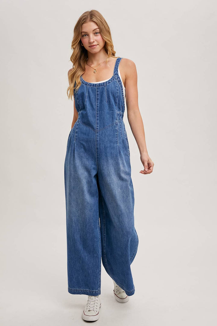Bluivy Denim Overall Jumpsuit Med.Wash 2
