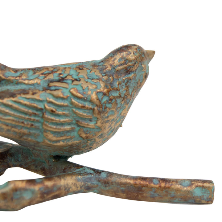 Abeline Patina Cast Iron Bird Figure 2