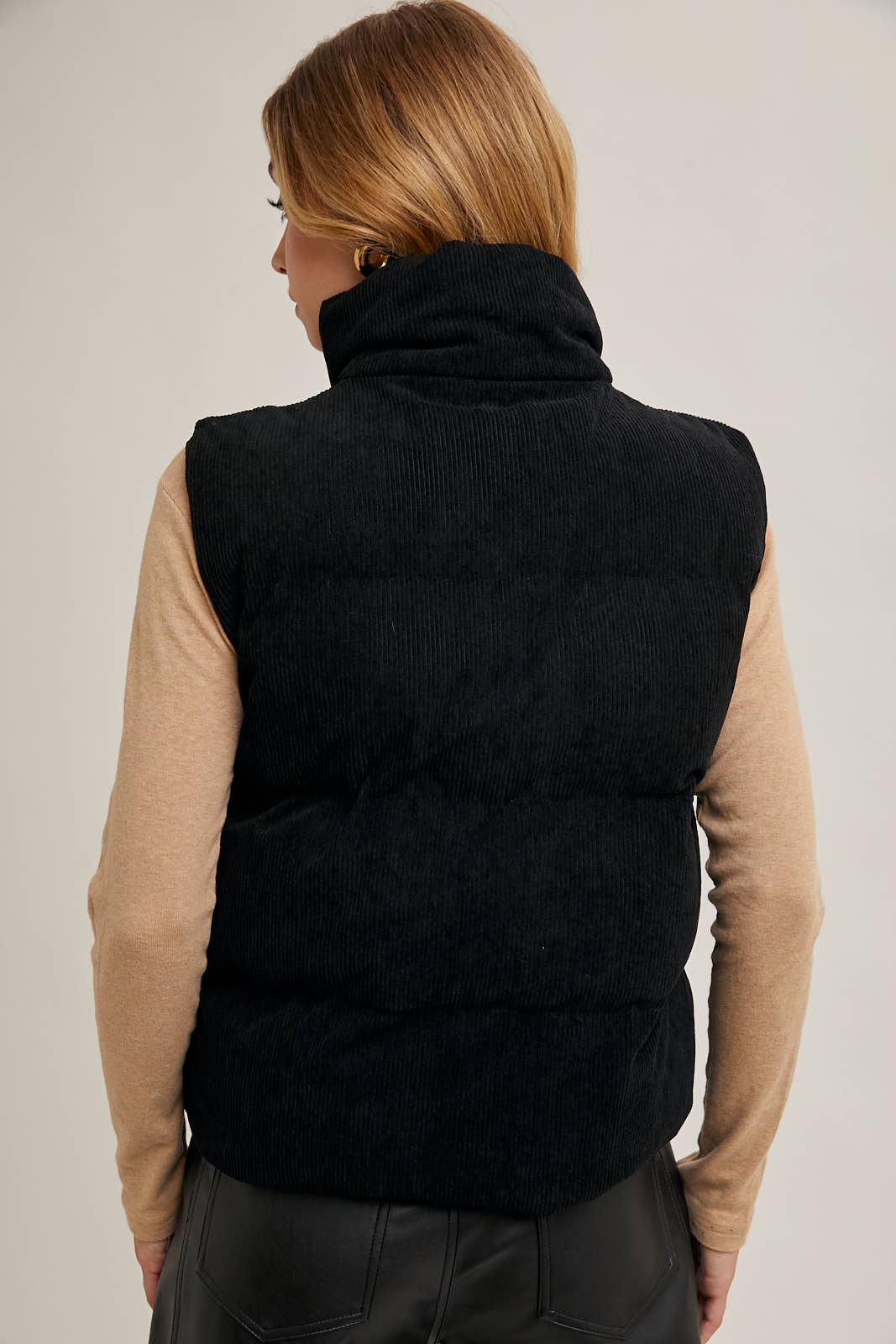 Bluivy Corduroy Quilted Puffer Vest