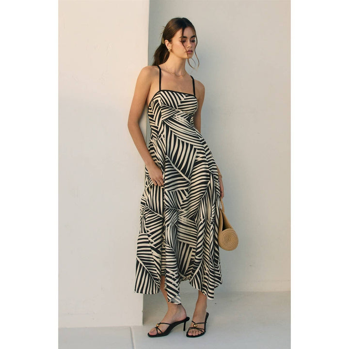 Dress Forum Mango Grove Handkerchief Hem Dress Midnight Fern 7