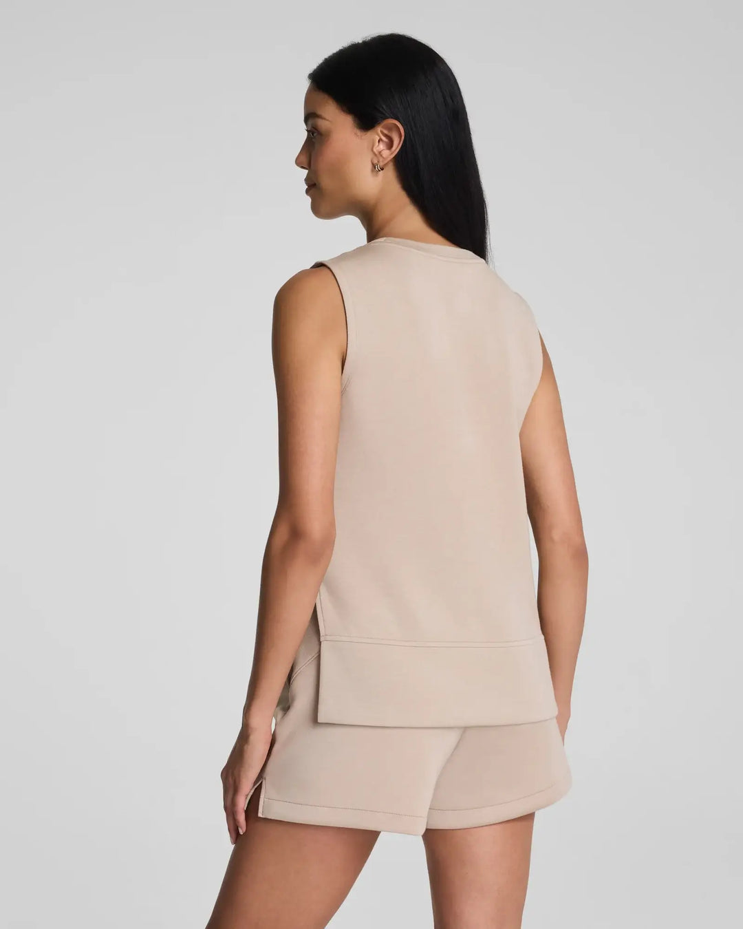 SPANX AirEssentials® Crew Neck Tank in Dune back