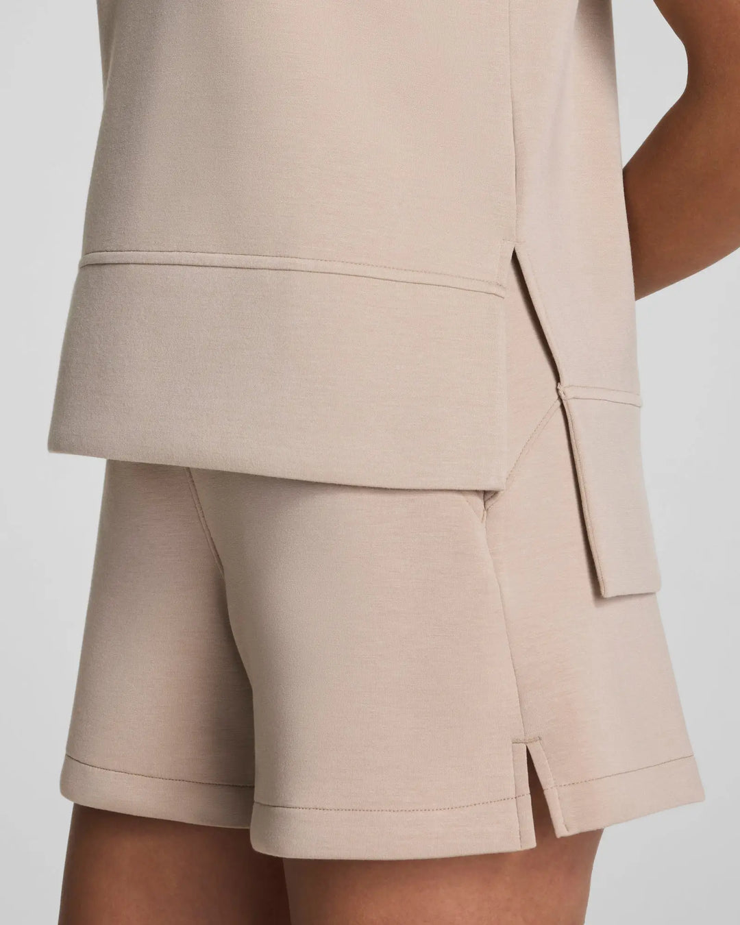 SPANX AirEssentials® Crew Neck Tank in Dune zoomed