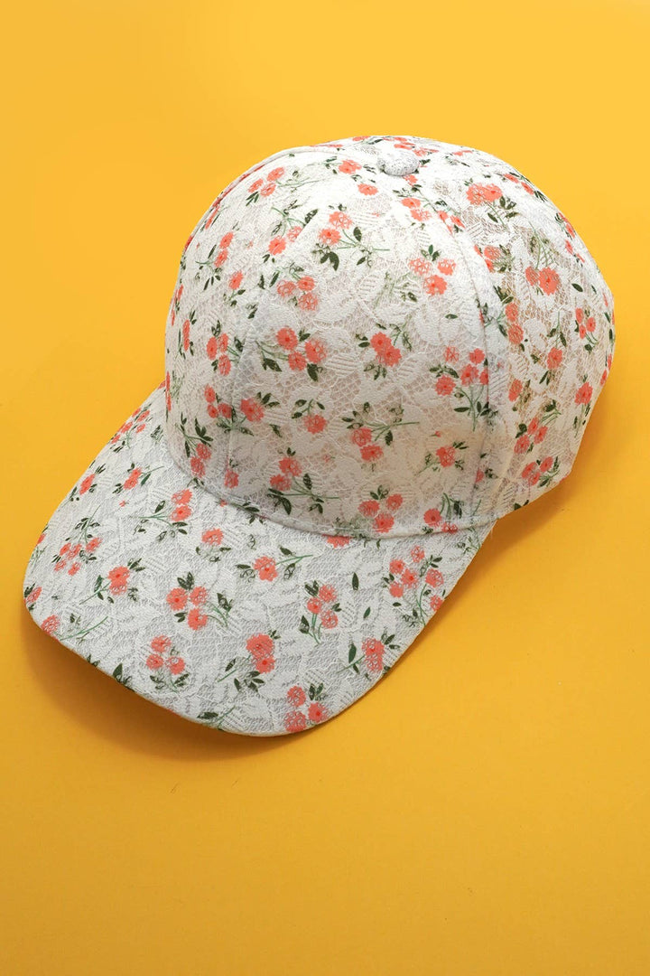 JOSSLYN by wall to wall - Floral Casual Baseball Cap