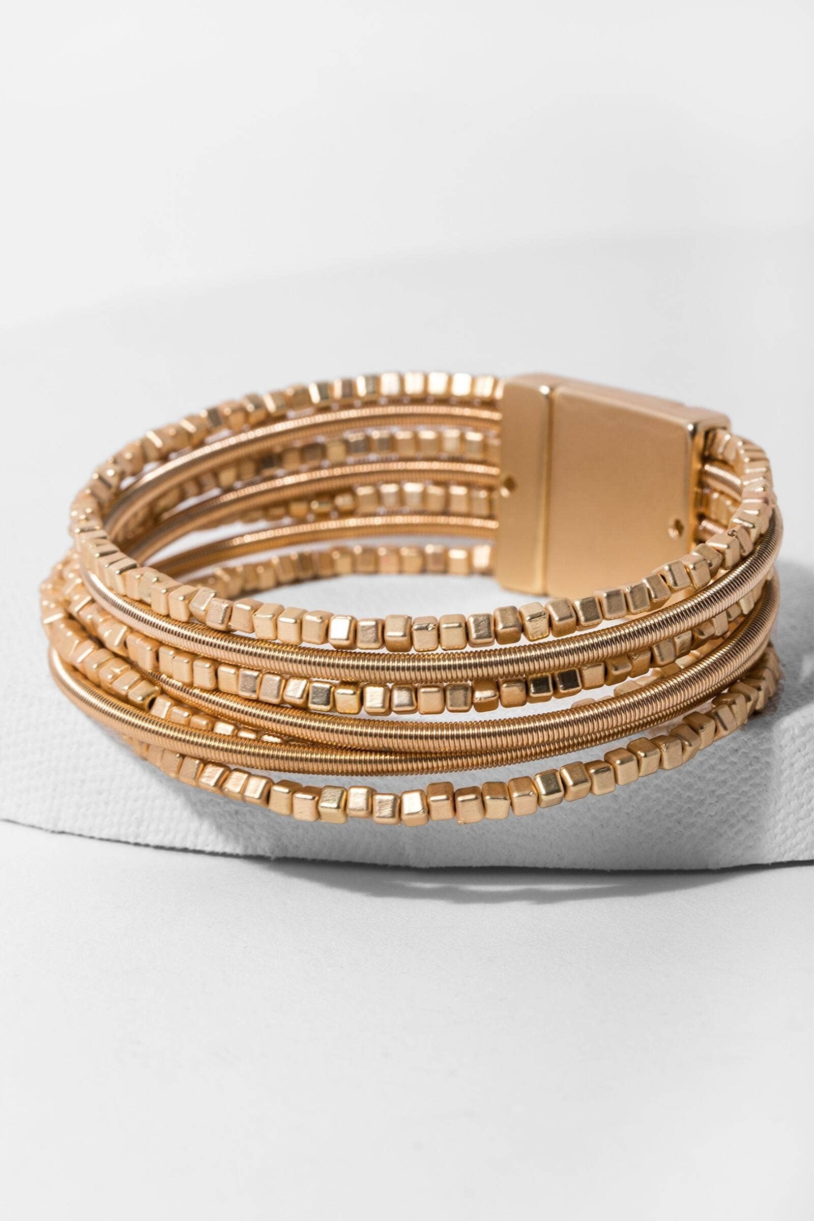 SAACHI - Scarlett Metallic Beaded Bracelet – Shop Emma's