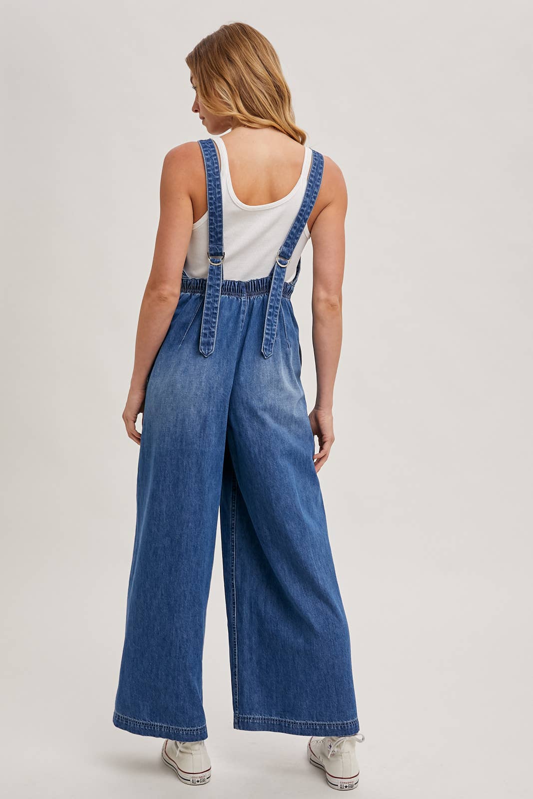 Bluivy Denim Overall Jumpsuit Med.Wash back