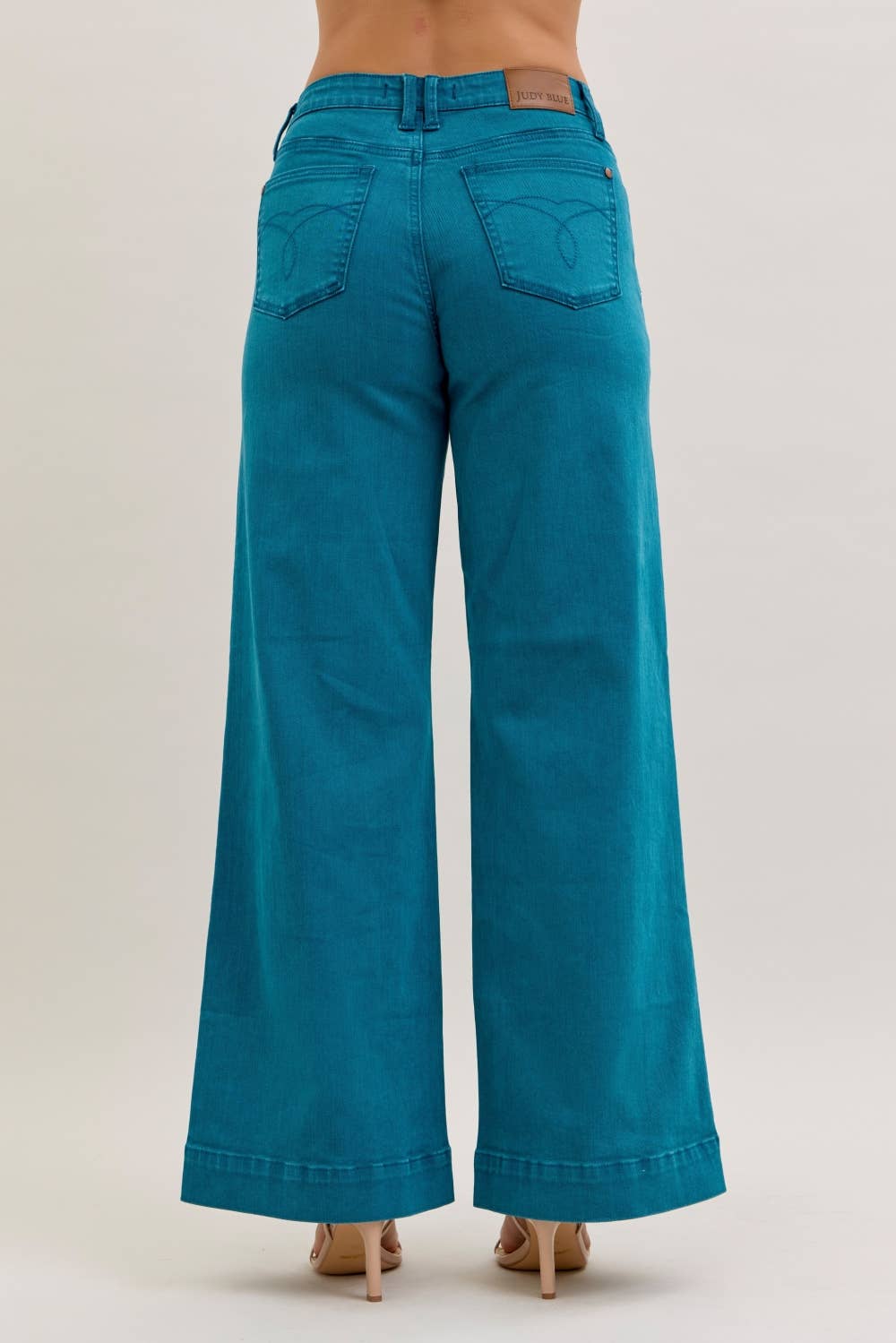 Judy Blue Jeans - Mr. Utility Wide Leg Jeans Teal 1