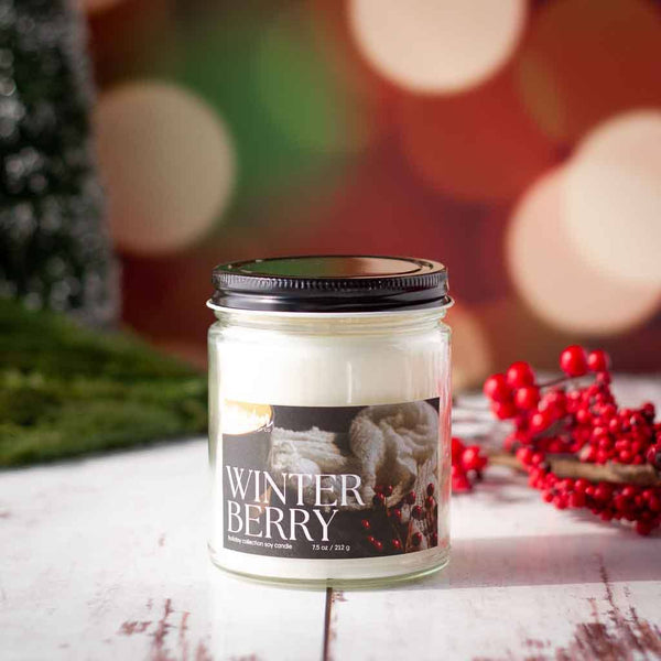 Cellar Door Bath Supply Co. - Winter Berry - 7.5 oz Soy Candle