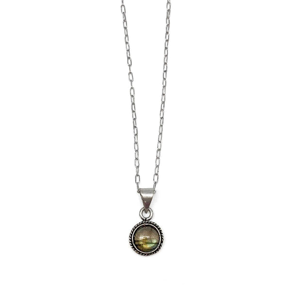 Kashi Stone Necklace - Labradorite