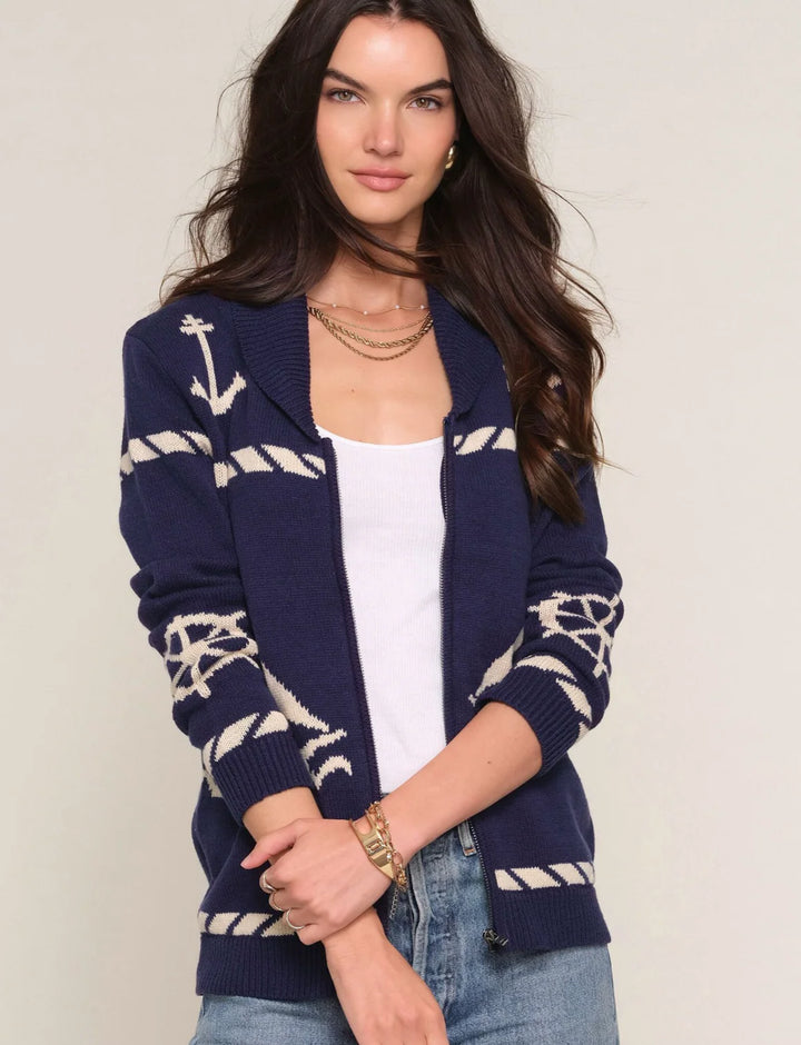 Heartloom Trixie Cardigan Navy