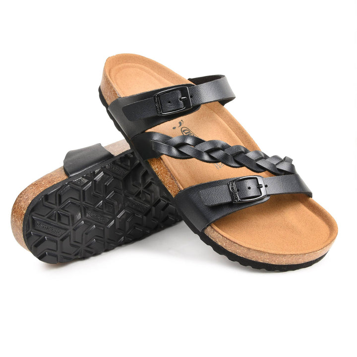 Aerothotic - Viking Strappy Sandals - Black