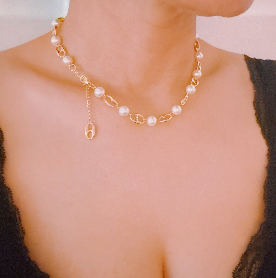 Ellison+Young - Nobles In Paris Pearl And Bit Necklace gold 1