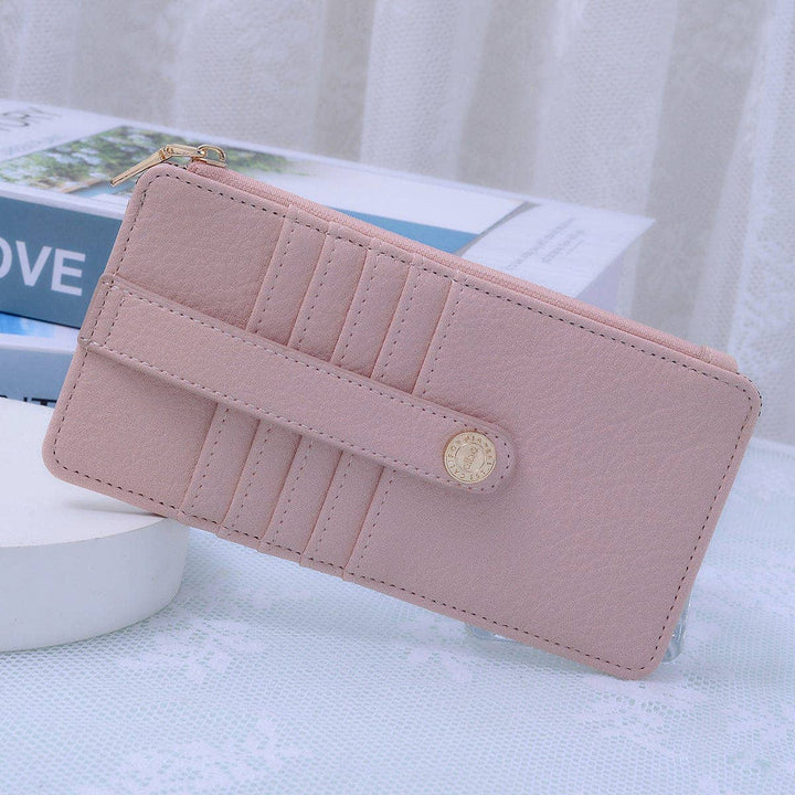 MiMi Wholesale - Saige Slim Cardholder Wallet Blush