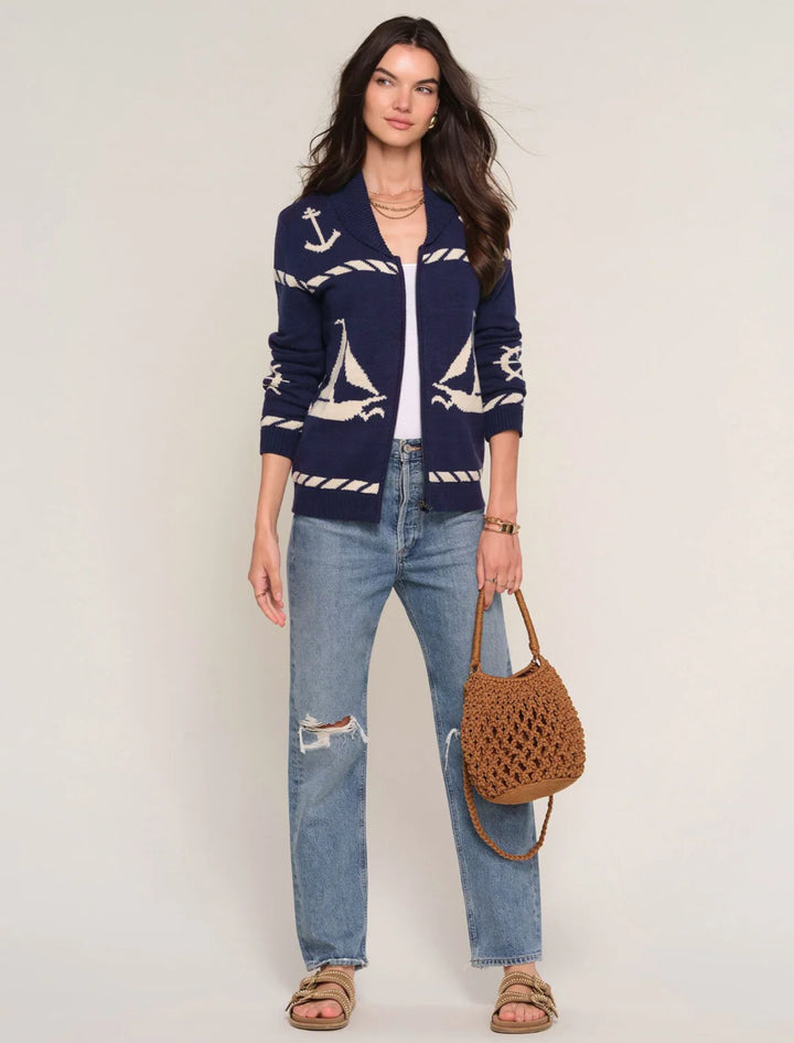 Heartloom Trixie Cardigan Navy 1