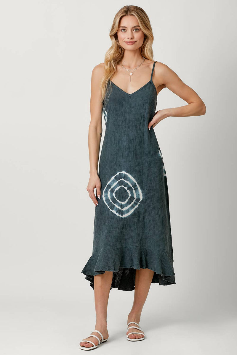 Tie Dye Double Gauze Dress