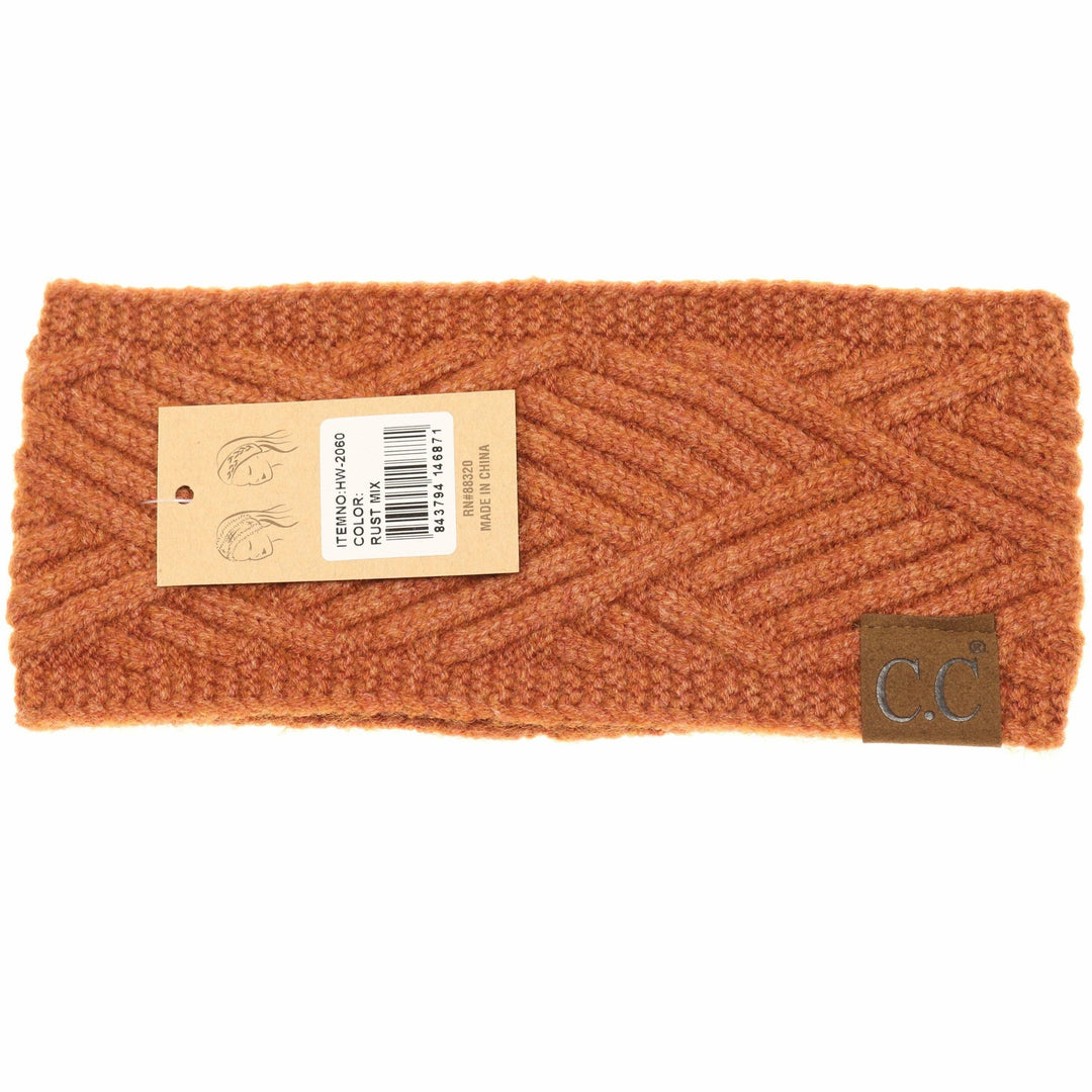 C.C Beanie Diagonal Criss-Cross Headband