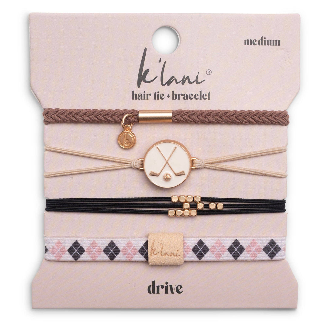 K'lani hair tie bracelets - "Drive" Hair Tie Bracelets