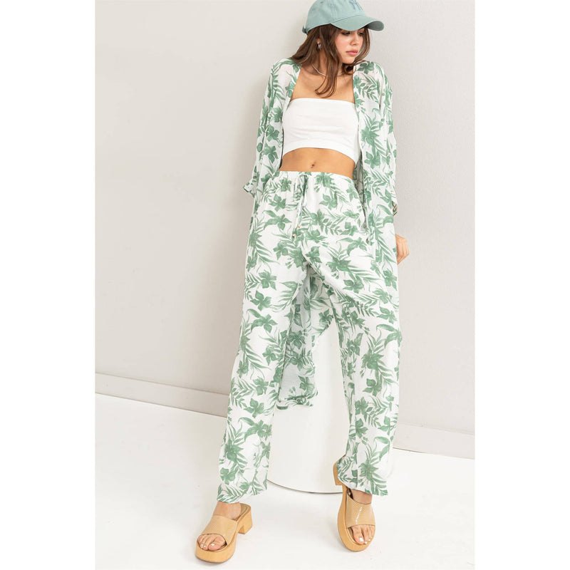 HYFVE Floral Duster and Pants
