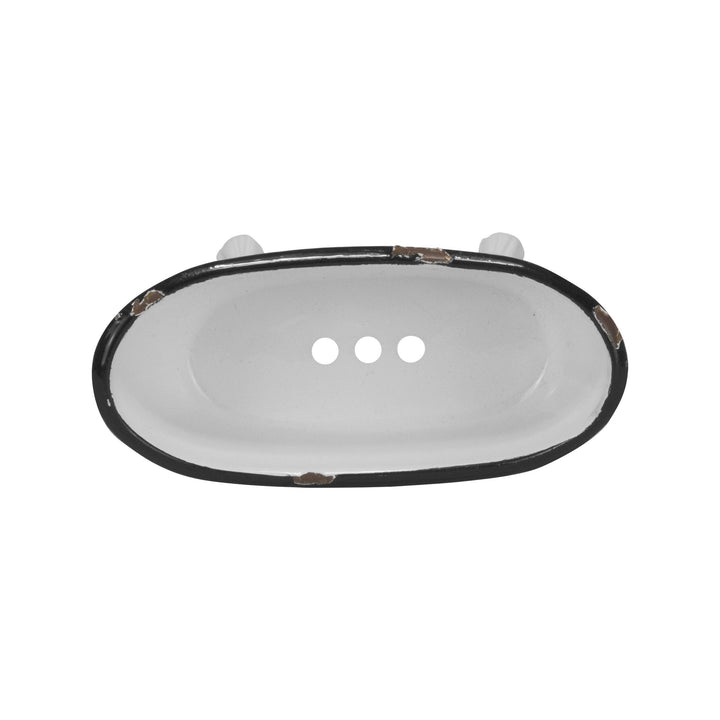 White Enamel Bathtub Soap Dish
