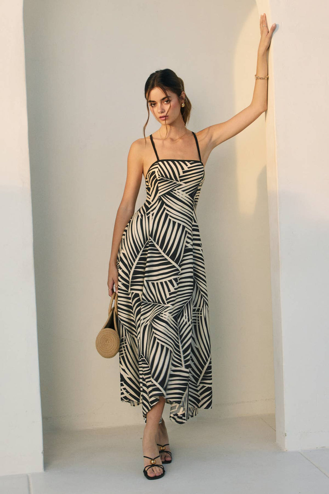 Dress Forum Mango Grove Handkerchief Hem Dress Midnight Fern 3