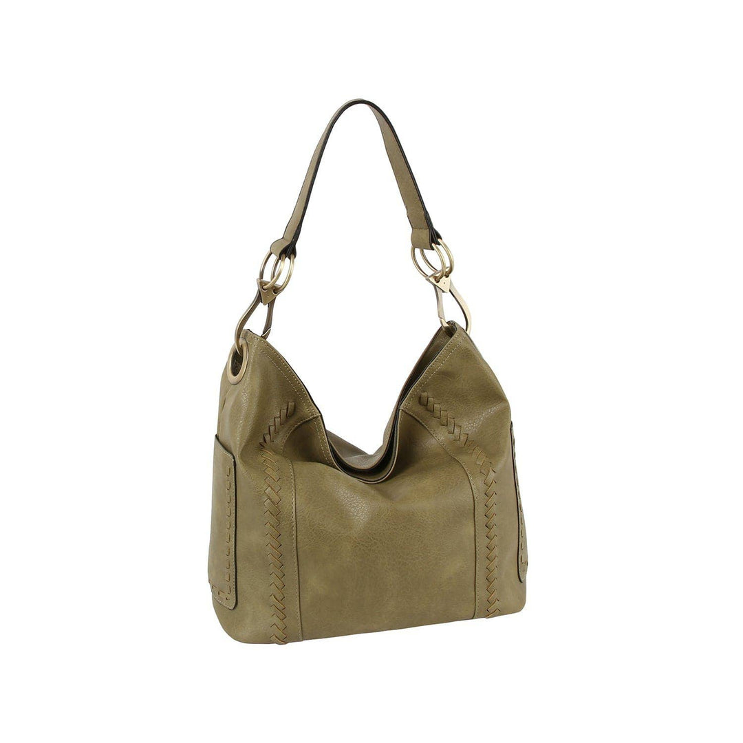 MiMi Wholesale - Gracie Whipstitch Hobo Bag in Sage