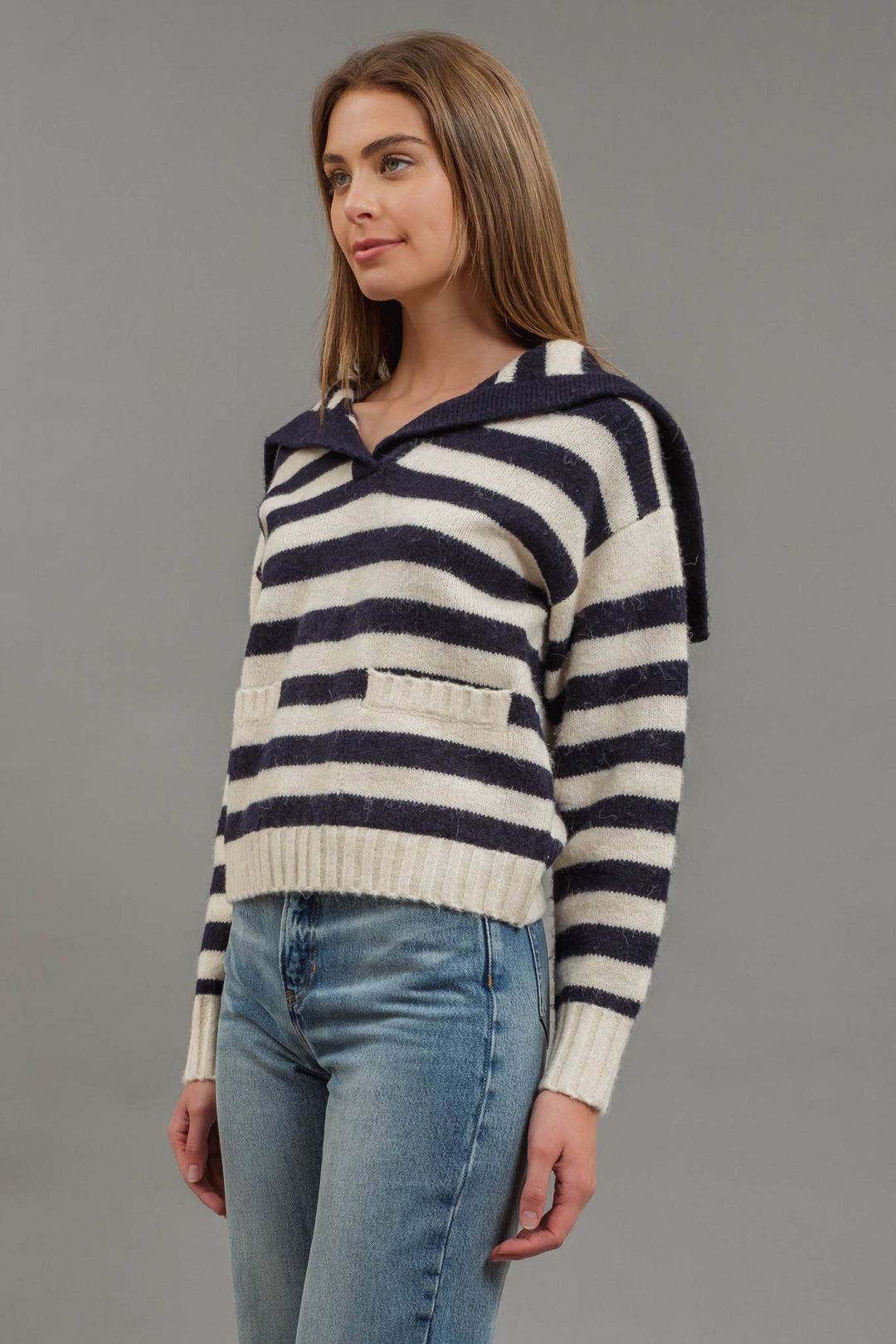 Blu Pepper Sailor Knit Sweater