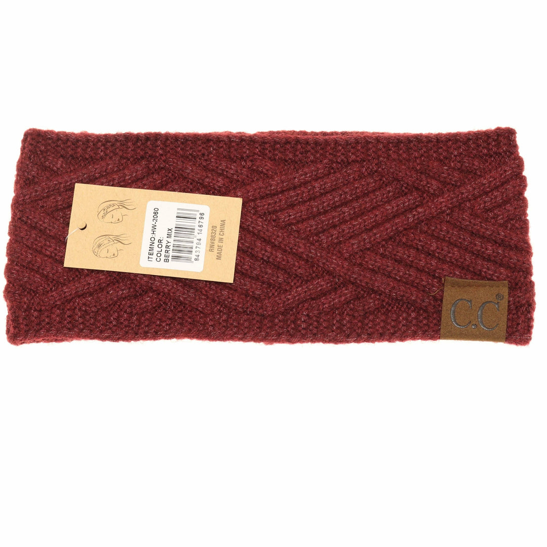 C.C Beanie Diagonal Criss-Cross Headband