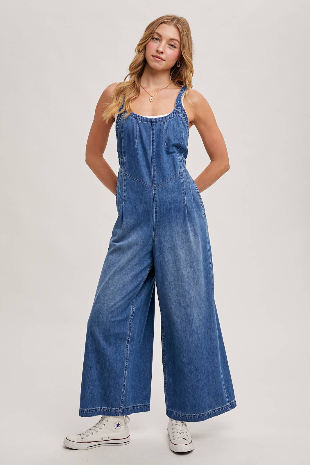 Bluivy Denim Overall Jumpsuit Med.Wash 3