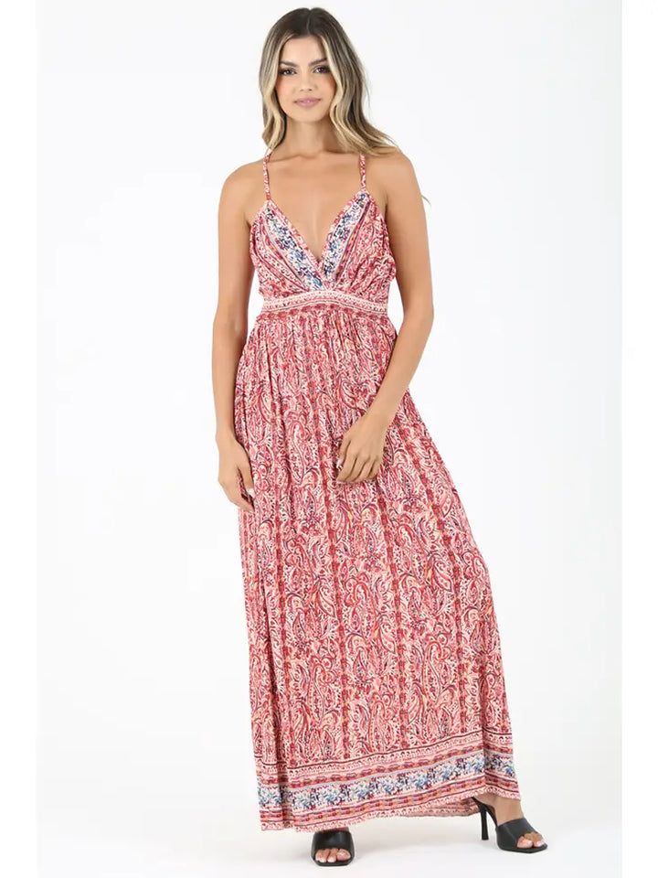 Vneck Maxi Dress