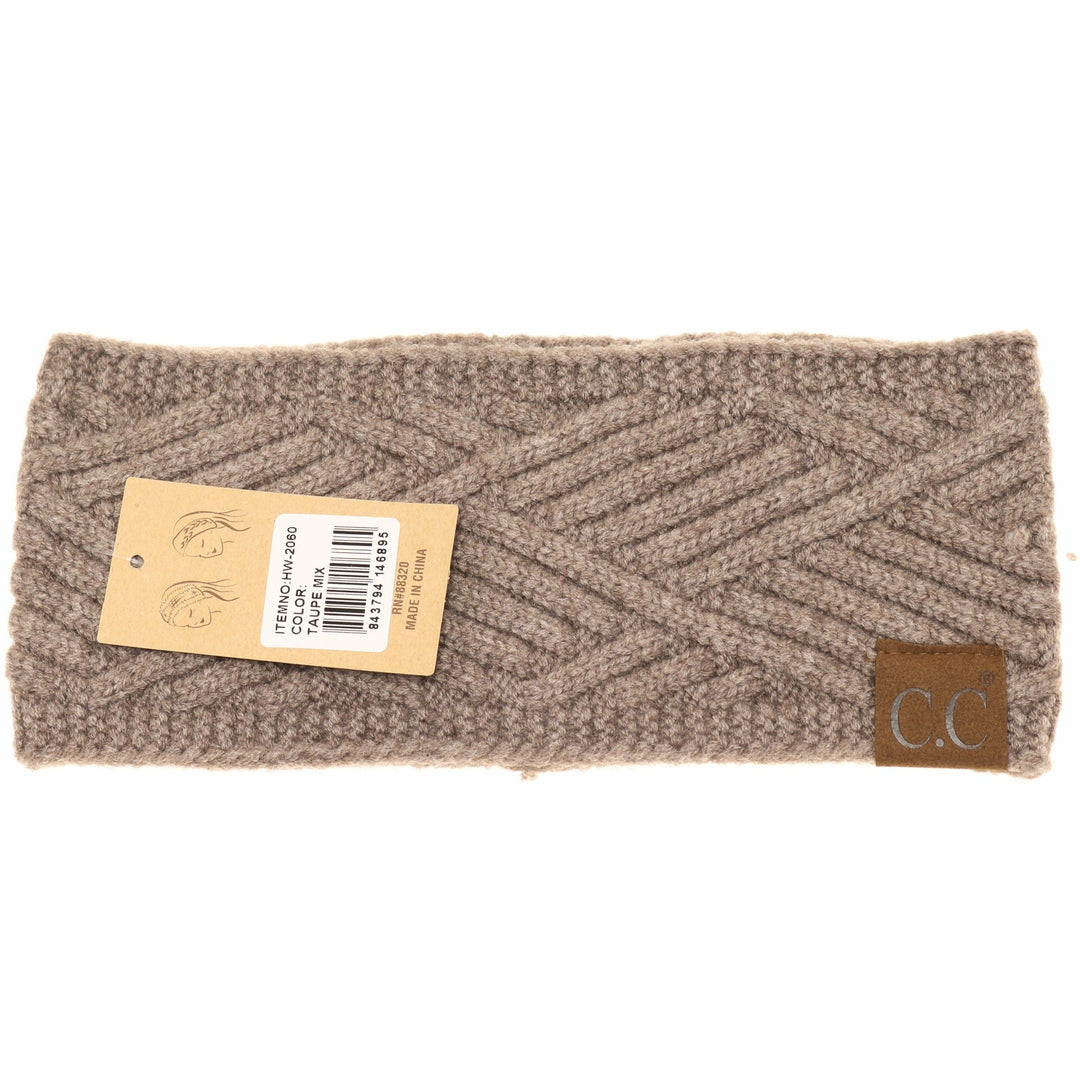 C.C Beanie Diagonal Criss-Cross Headband