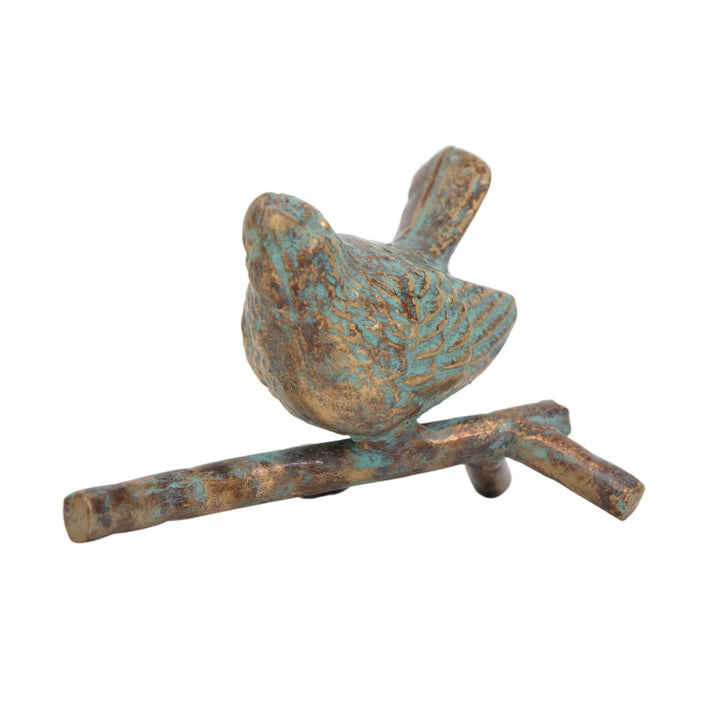 Abeline Patina Cast Iron Bird Figure