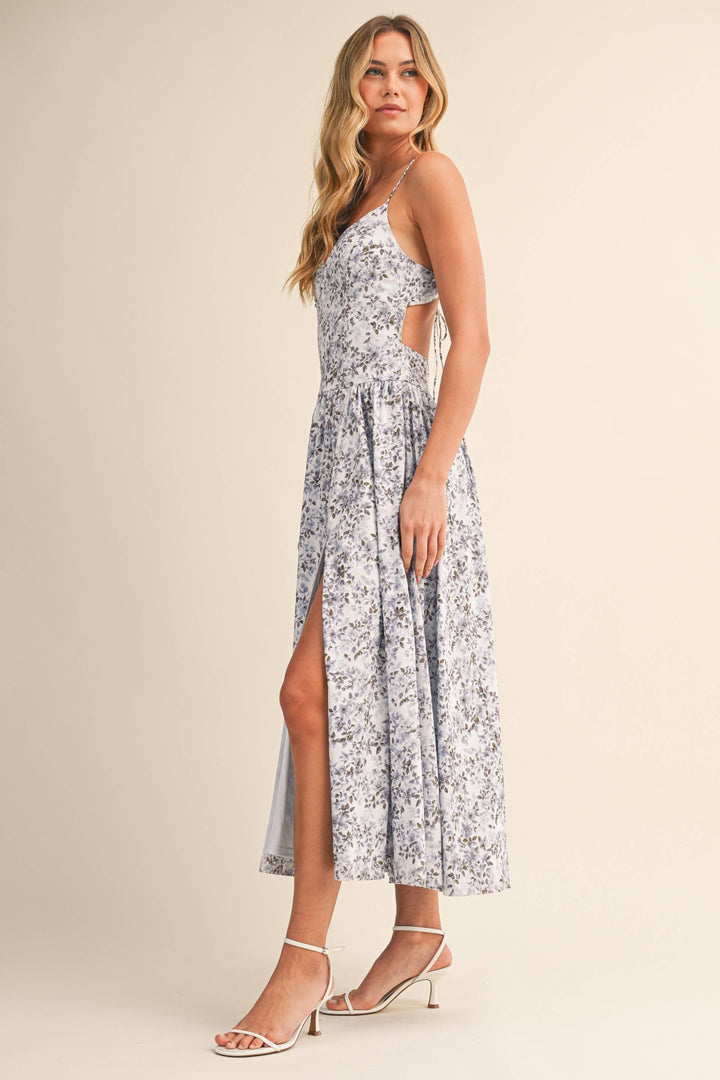 Klesis - Tied Midi Dress Blue 5