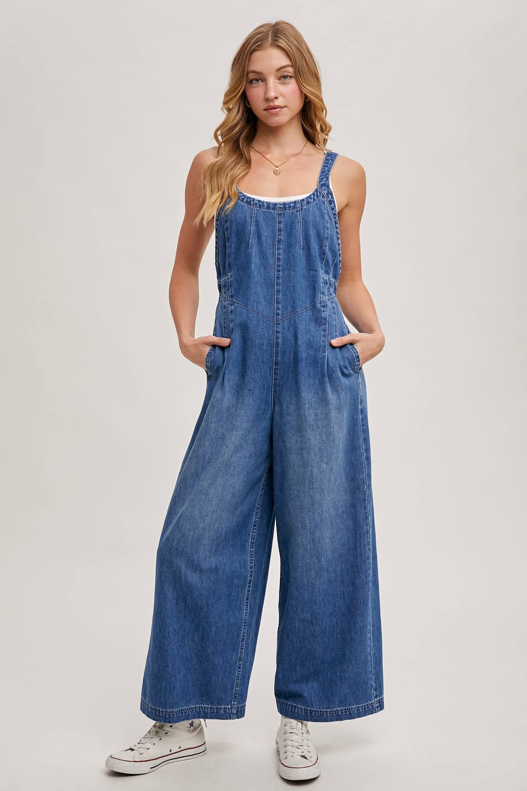 Bluivy Denim Overall Jumpsuit Med.Wash