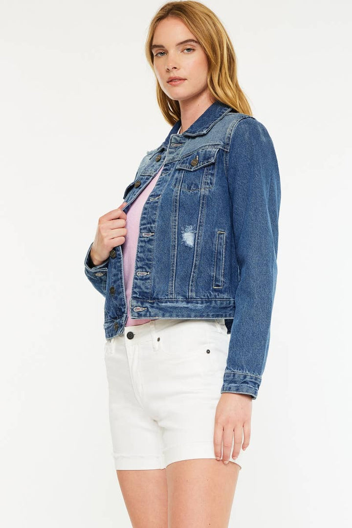 Kan Can USA Denim Jacket in Denim 4