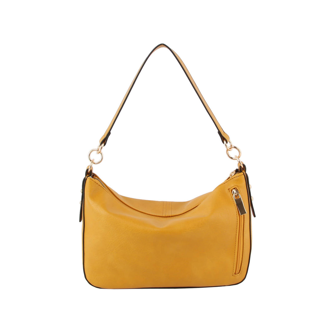 Mini Shoulder Handbag mustard back