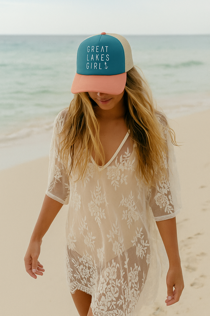 My State Designs - Snapback Hat: Great Lakes Girl 1
