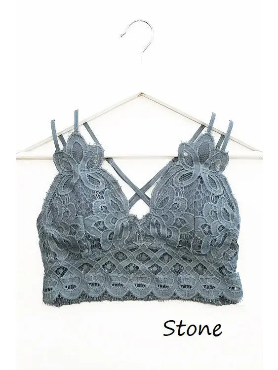 Scalloped Lace Bralette