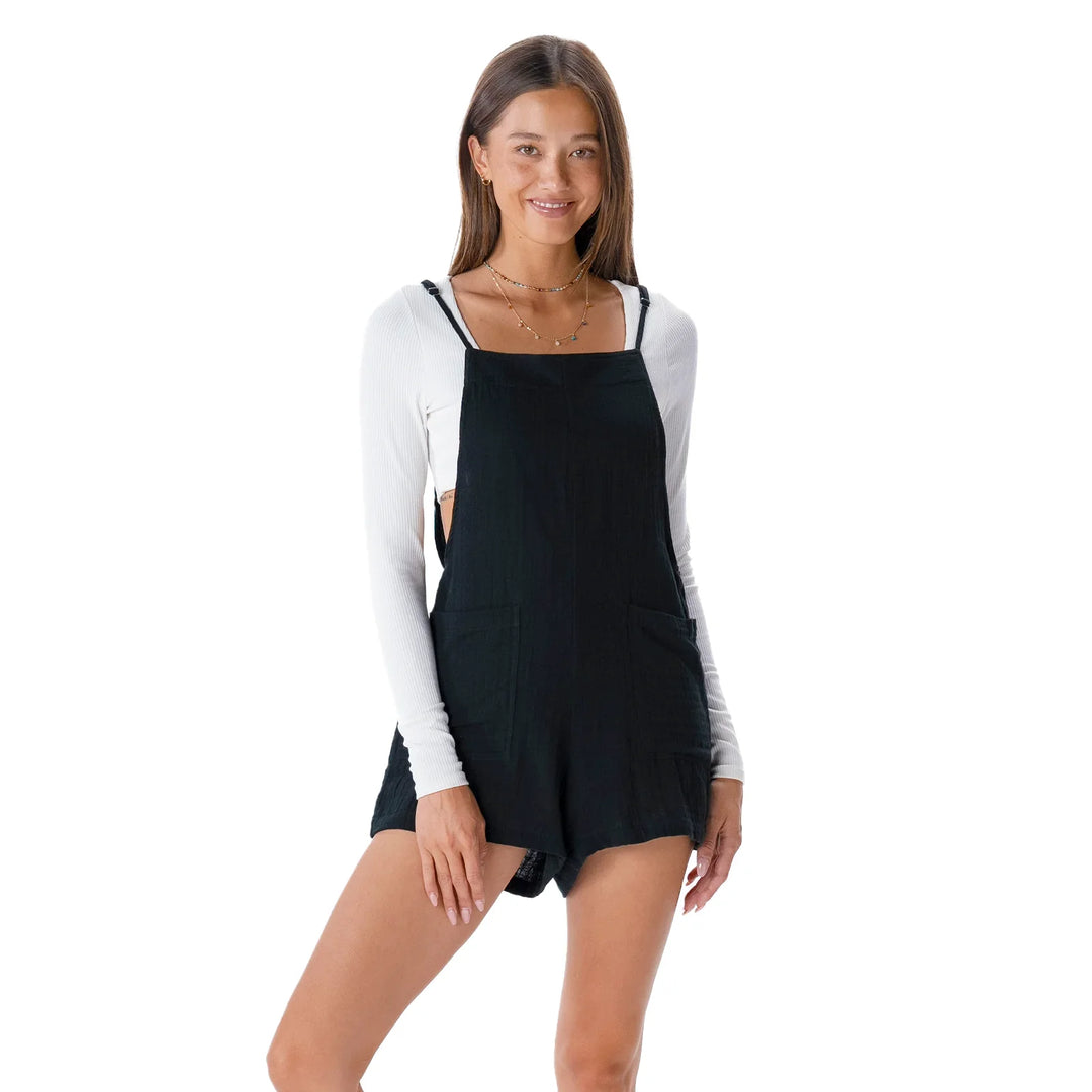 Lotus and Luna - Black Romper