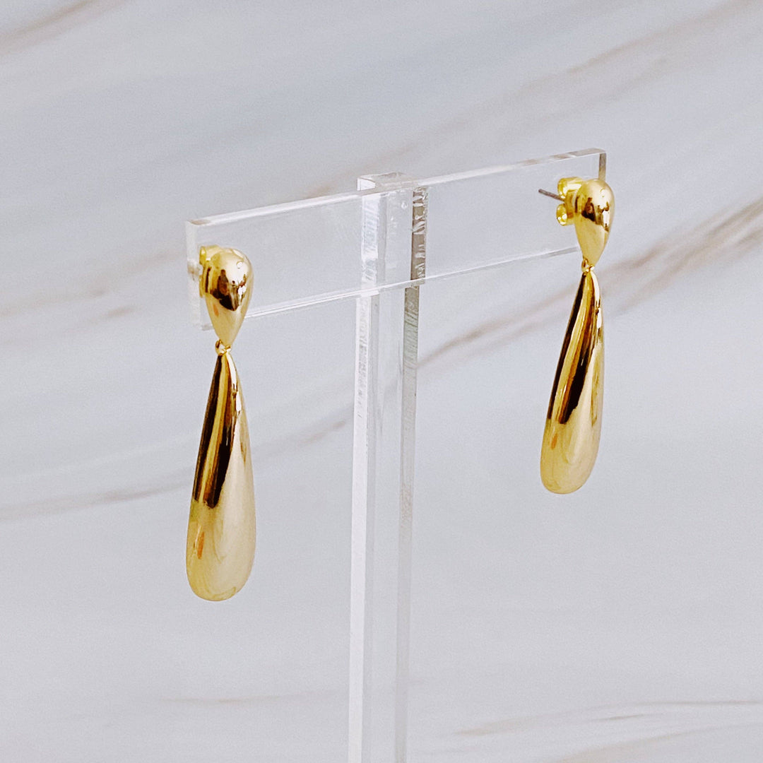 Ellison+Young - Golden Object Double Tier Earrings Gold