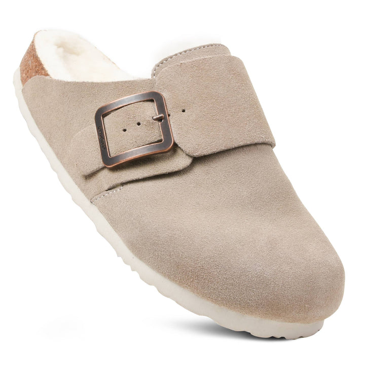 Aerothotic - Aerothotic Atlas Fur Clogs grey
