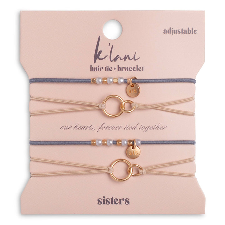 K'Lani Hair Tie Bracelets Sisters