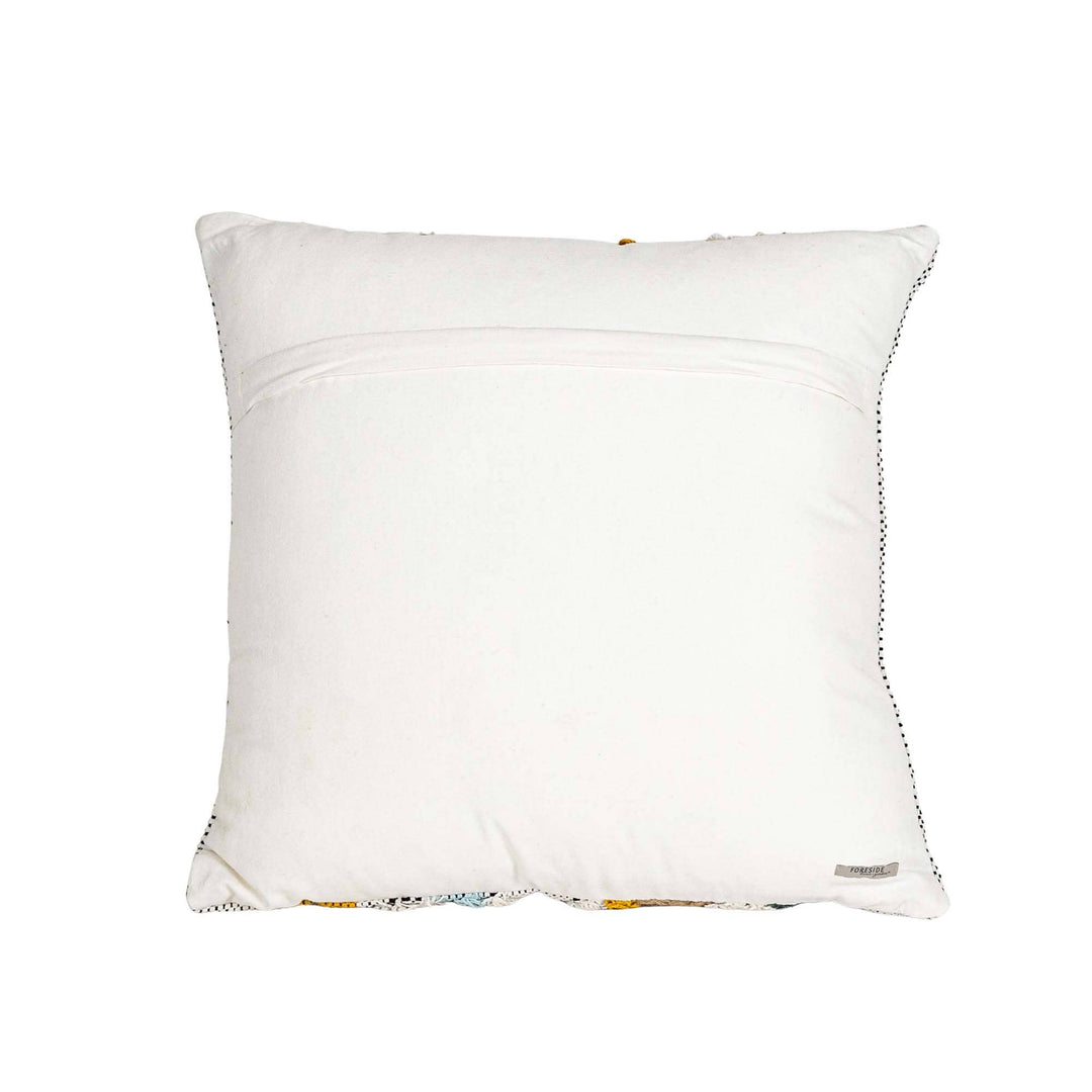 Aba 20x20 Striped Fringed Throw Pillow Mustard 2