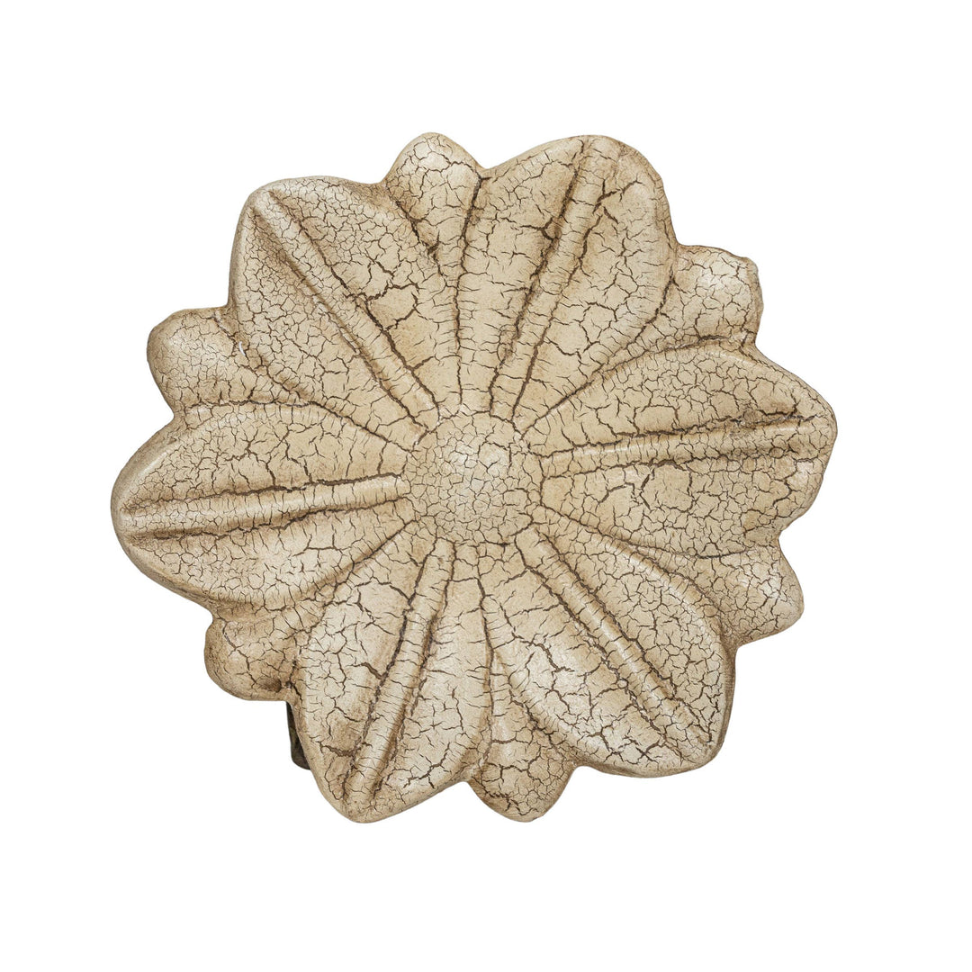 Emerson Flower Jewelry Trinket Tray White Paper Mache