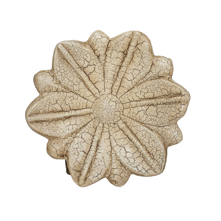 Emerson Flower Jewelry Trinket Tray White Paper Mache