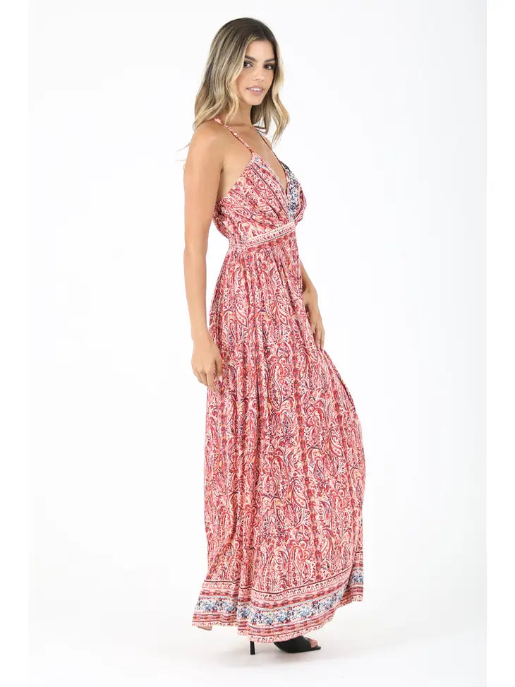 Vneck Maxi Dress